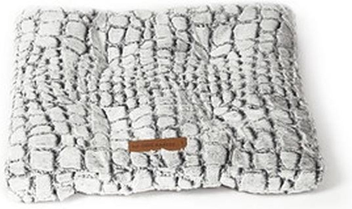 Hondenkussen Snake Cusion zwart - wit 89x59 cm - M