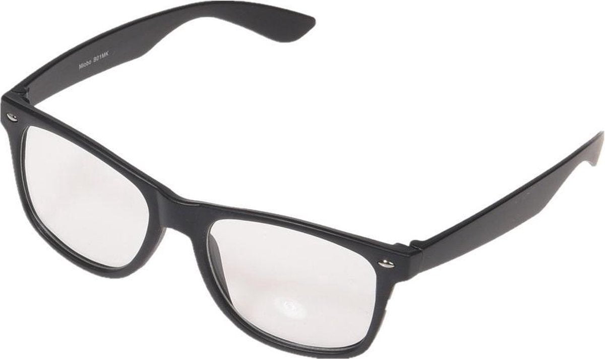 Bril zonder sterkte | zwart | artsen | brillen | volwassenen | dames | heren | nerd | hipster |
