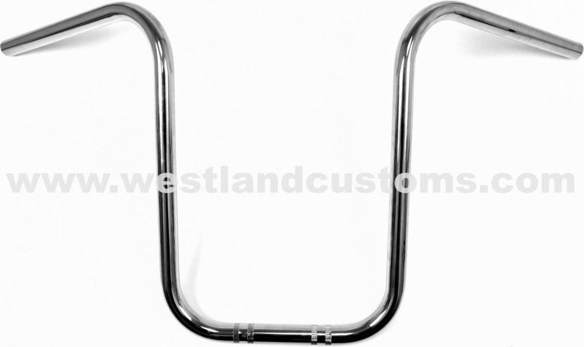 7/8 Inch (22mm) Universeel Stuur Narrow Ape Hanger 38cm Chroom