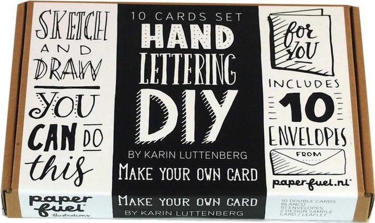 Paperfuel Handlettering Cardset