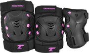 Tempish Beschermset Dames TAKY 3-PACK - Zwart/Roze M