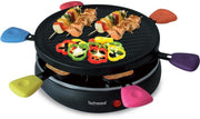 Techwood - Grill- en racletteset - 2-in-1 - 6 pannetjes