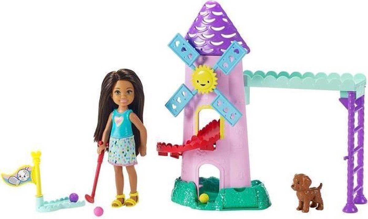 BARBIE - Barbie Chelsea minigolfdoos - vanaf 3 jaar