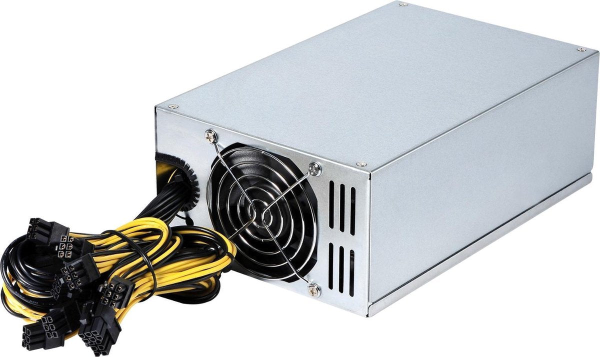 2500W voeding voor Bitcoin en Ethereum mining | server of miner voeding ATX