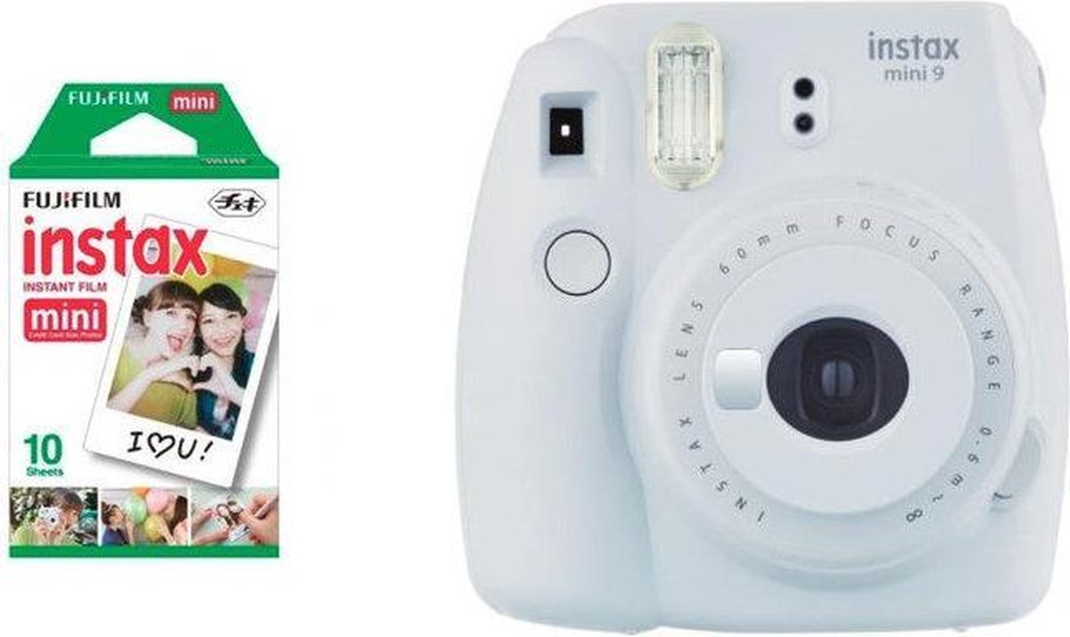 Fujifilm instax mini 9 - Incl. film - Smokey White
