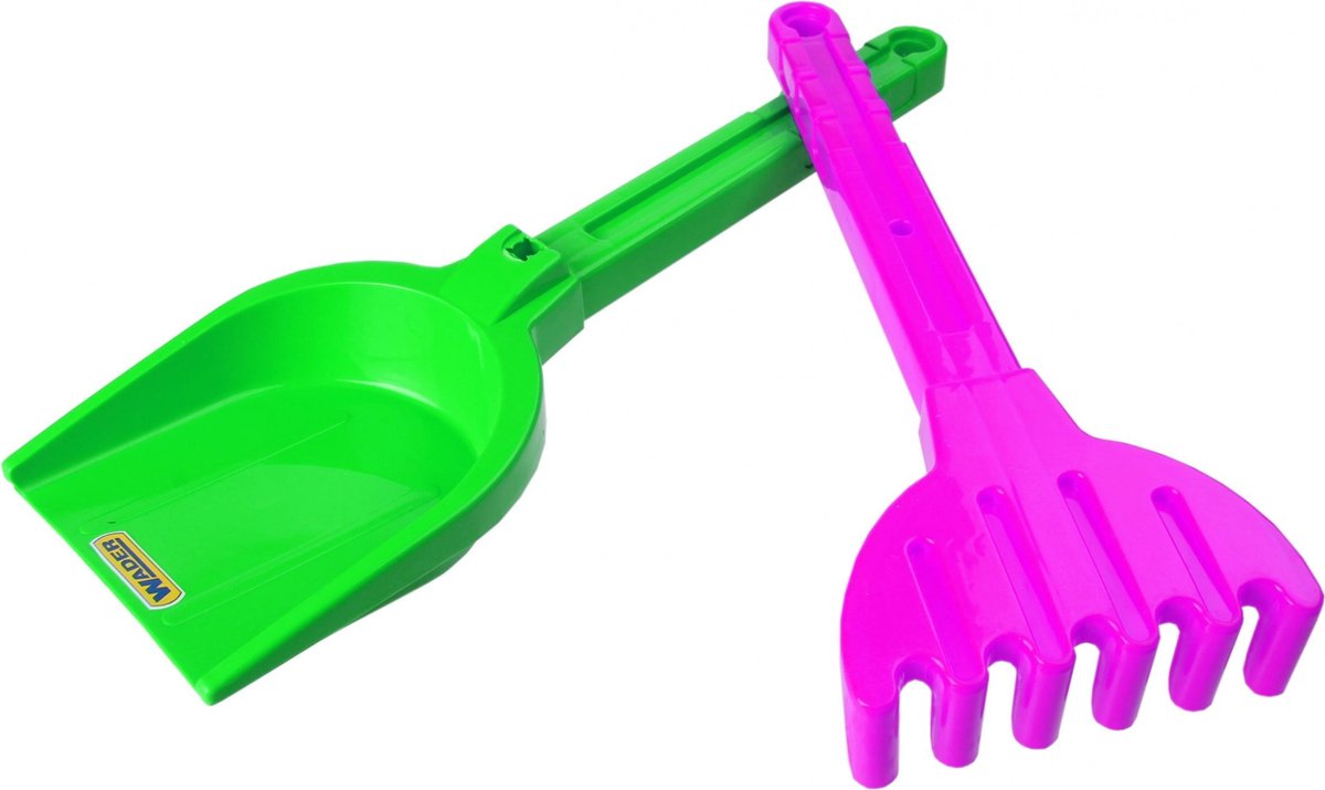 Wader Strandset Schep En Hark Groen 32 Cm