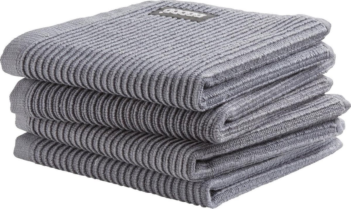 DDDDD vaatdoek Basic Clean neutral grey (30 x 30 cm) per 4 stuks