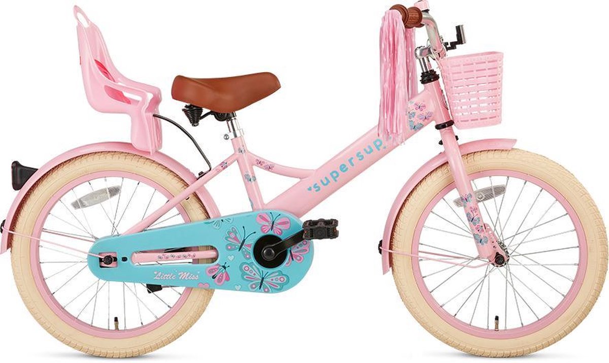 Supersuper Little Miss Kinderfiets - Meisjes - 18 inch - Roze