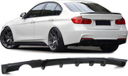 Bmw 3 serie F30 M Pakket Achterbumper Diffuser Mat Zwart Enkele Uitlaat Uitsparing M Performance Look 318 320 330 335 340 M3 Spoiler