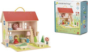 Tender Leaf Toys draagbaar poppenhuis 18-delig
