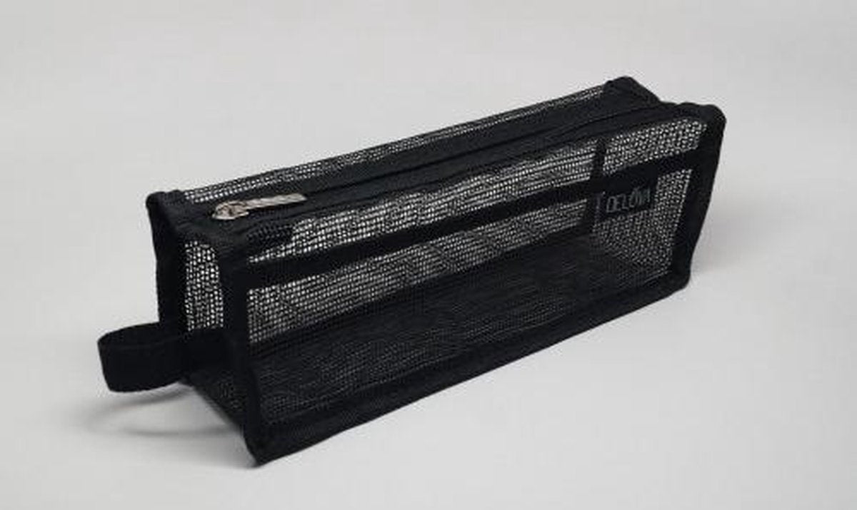 Deluva Make-up Opbergtas voor de Professional Visagist/MUA - zwart mesh - 25x7