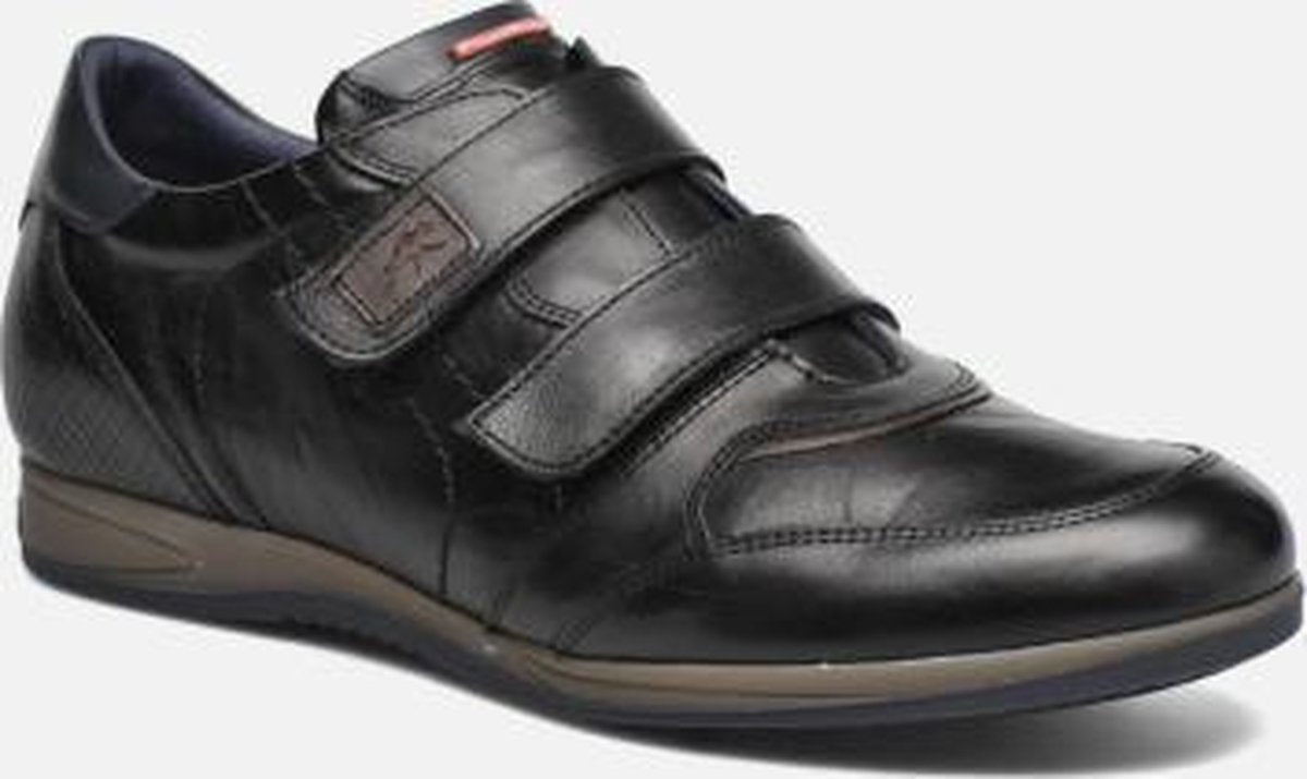 FLUCHOS zwarte schoen met 2 velcro maat 42