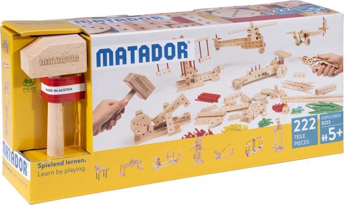 Matador Explorer 5+ 222-delig Klassik1 Constructiespeelgoed