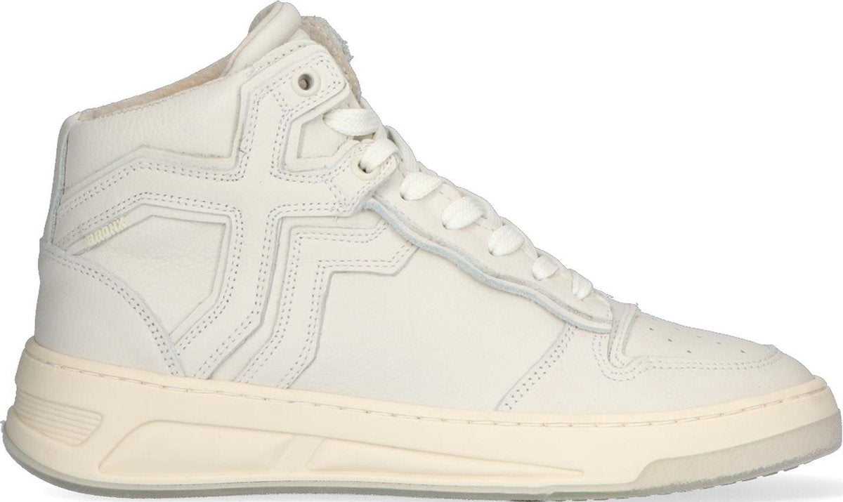 Bronx Dames Hoge sneakers Old-cosmo 47325 - Wit - Maat 38