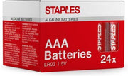 Staples Alkaline AAA-batterijen