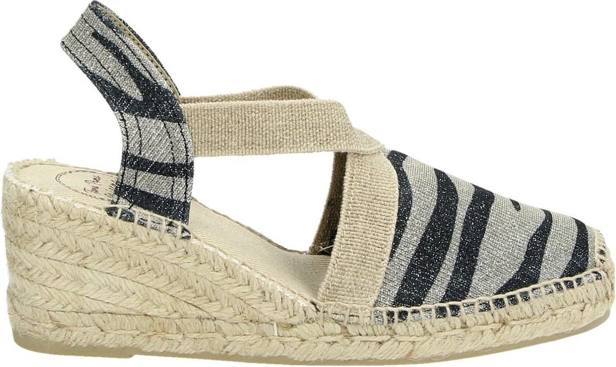 Toni Pons Triton Dames Espadrilles - Zebra - Maat 42