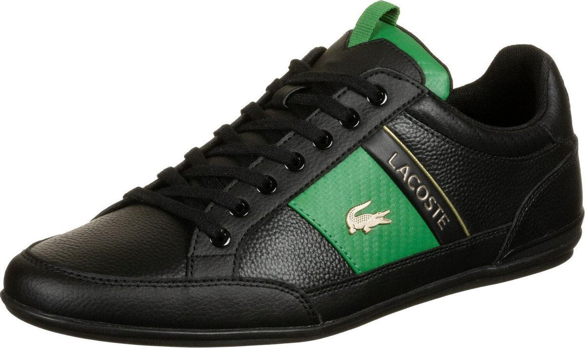Lacoste - Chaymon 0120 - blk/grn leather - Maat: 41