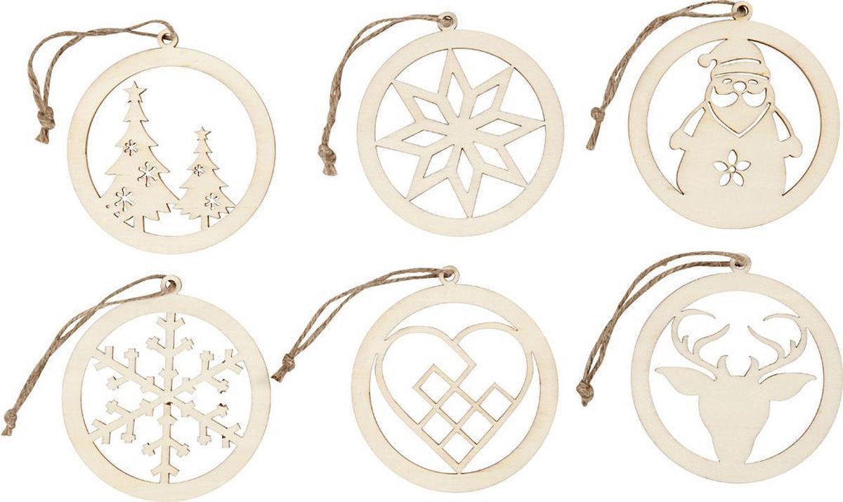 Christmas ornaments. 8 cm. 0.3 cm. 144 pc