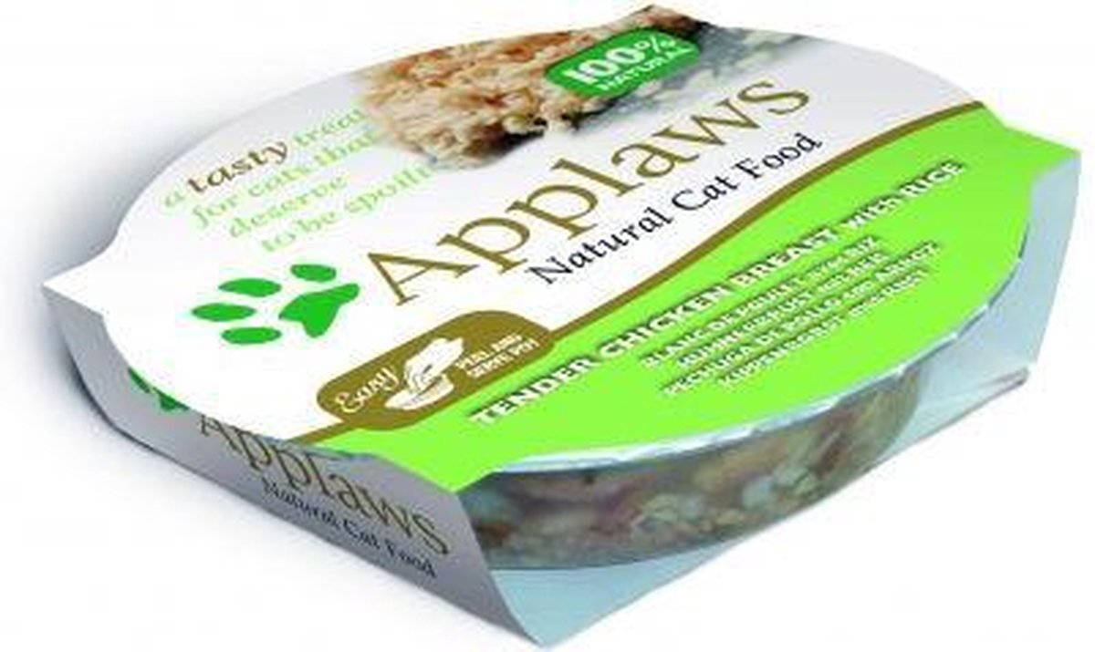 Applaws cat pots chicken / rice kattenvoer 60 gr