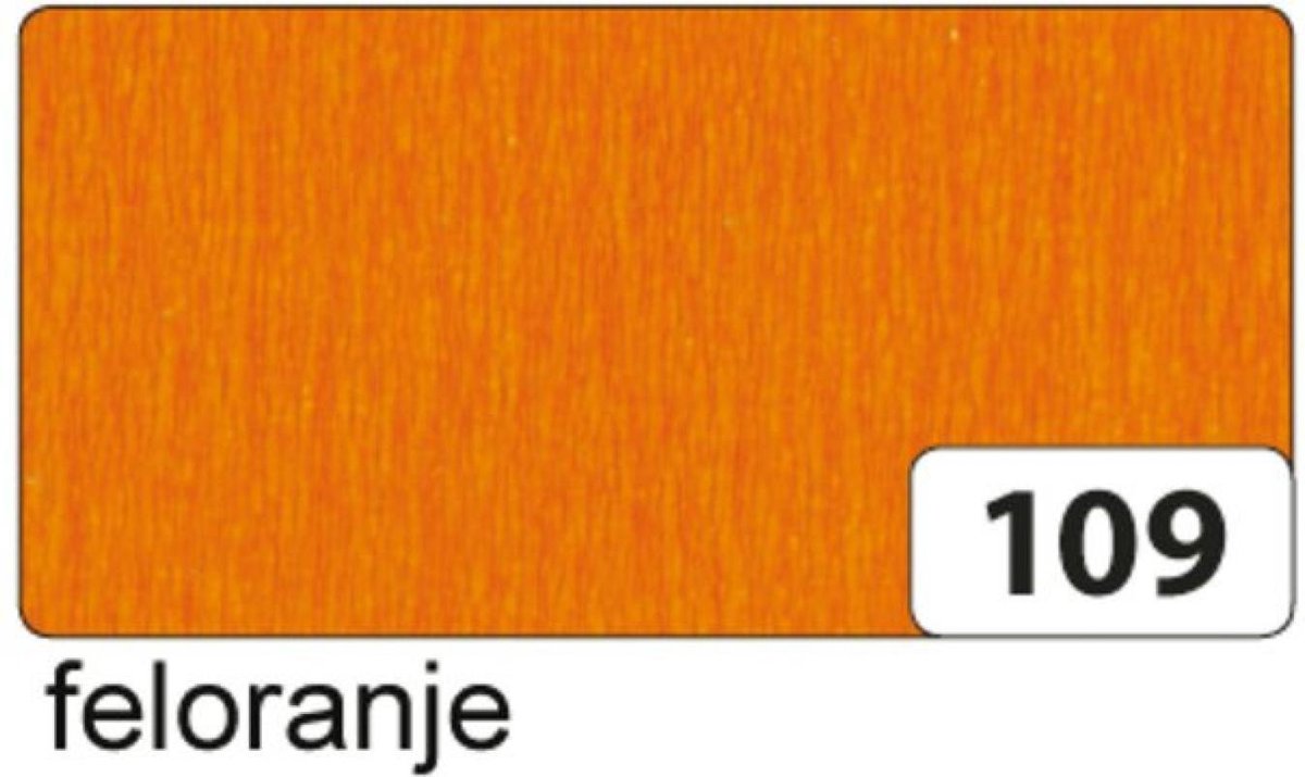 Crêpepapier - Licht oranje - 250x50cm