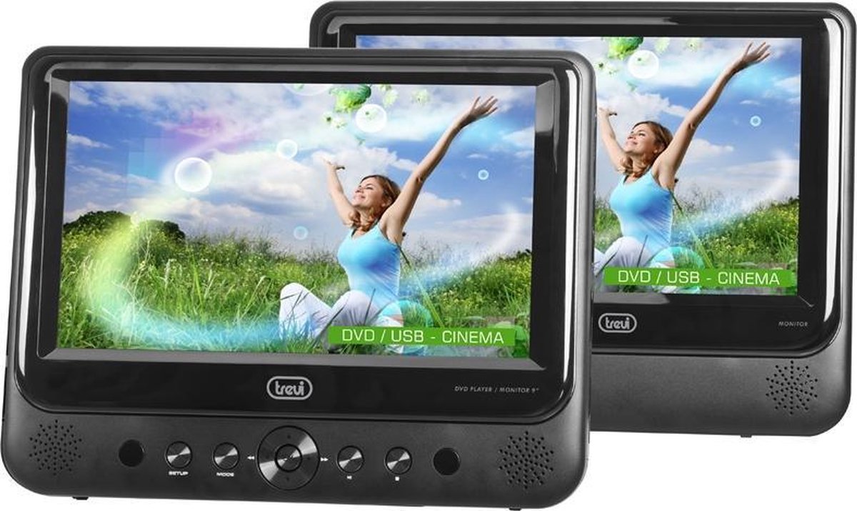Trevi TW 7005 Draagbare dvd-speler Wandmontage Zwart 22