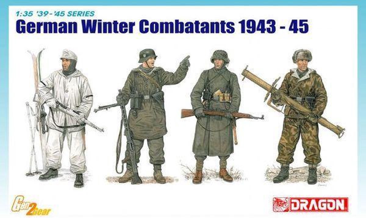 1:35 Dragon 6705 Winter German Infantry Plastic kit