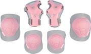 Nijdam Junior Skate Beschermset - Concrete Rose - Roze/Grijs - M