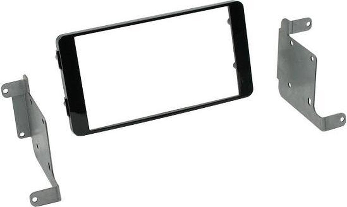 2-DIN frame ECO Frame Mitsubishi L200 2015-> Zwart