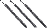 3x Grijze radiator/verwarming schoonmaak borstel buigbaar 70 cm - Huishouding - Schoonmaakproducten - Verwarmingsbuizen schoonmaken