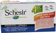 Schesir Hond Blik Multipack 4x85 g Tonijn&Baars