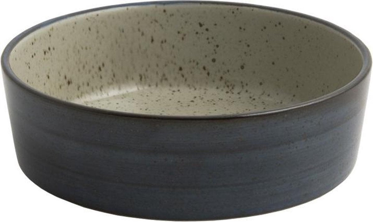 OSKAR LEA kom D19 cm - set van 2 - donkerblauw / D19