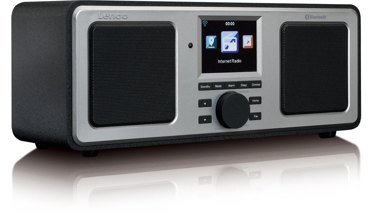 Lenco DIR-150BK - Radio - Internet radio - Bluetooth en USB - Zwart