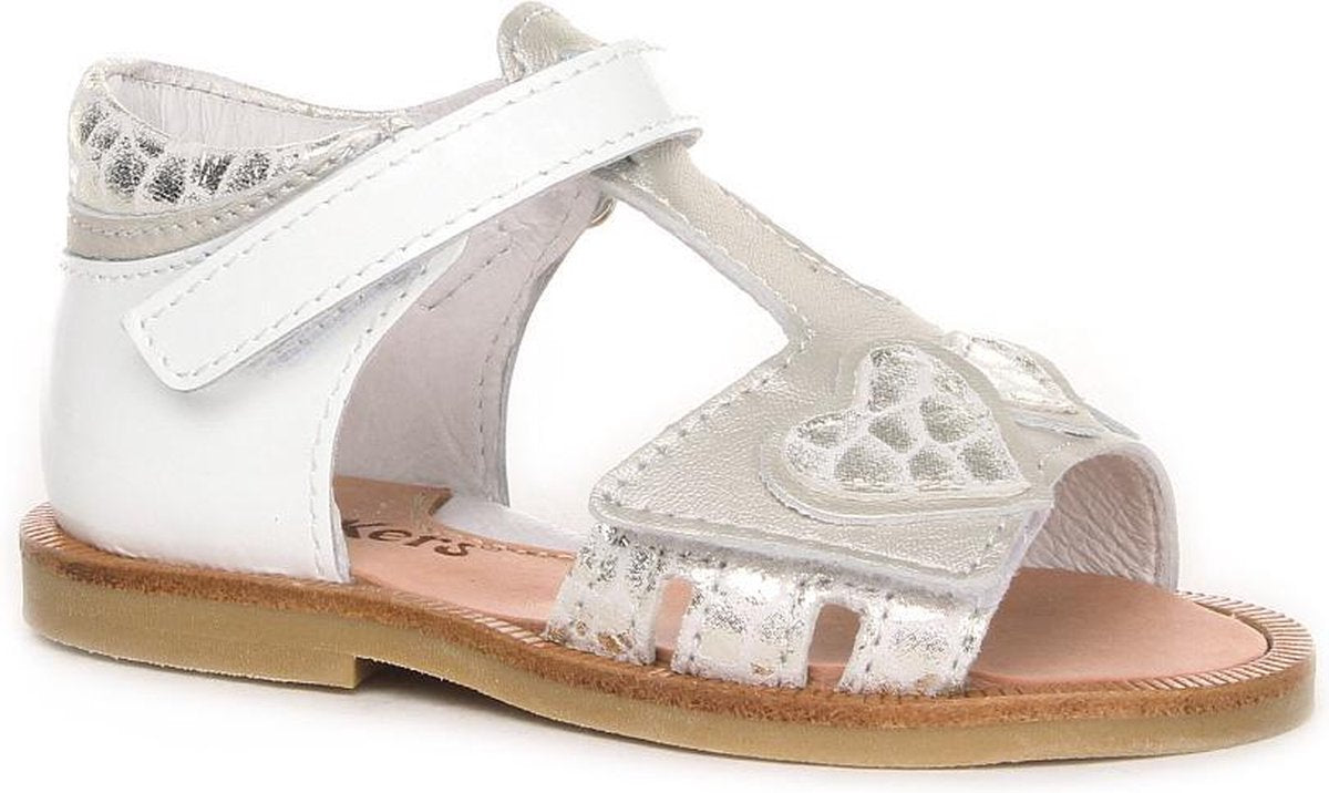 Kickers - Kick M.Sandaal Vrije ti 54020k - Meisjes - Zilver - Vernice cc Bianco