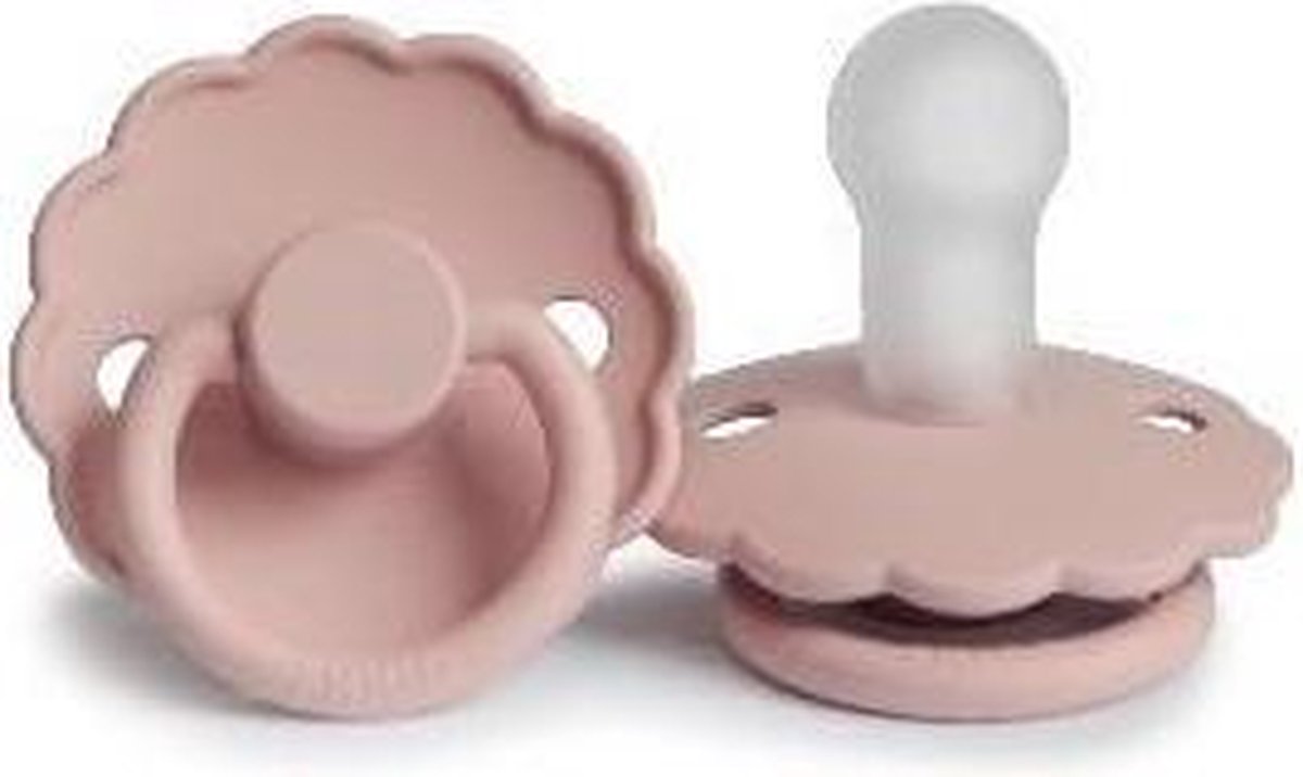 Frigg Daisy Siliconen Fopspeen 6+M | Blush