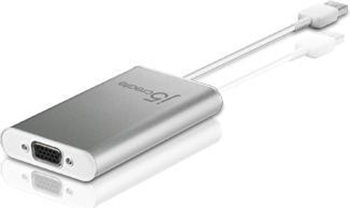 j5create JUA210 kabeladapter/verloopstukje USB 2.0 VGA-DB Wit