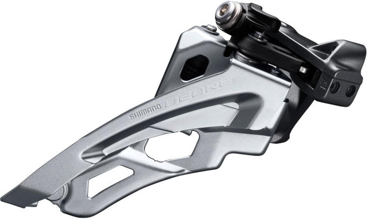 Voorderailleur Shimano Deore FC-M6000 3x10 speed - side swing - lage klem - 40-42T - zwart