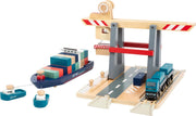 Small Foot Containerterminal Hout Junior 29-delig