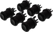 ArcadeWinkel Concave classic arcade drukknoppen (set van 6 stuks met 7st Zippy 20gr Microswitches)