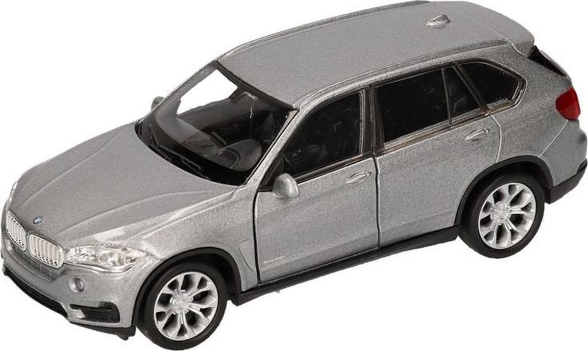 Speelgoed grijze BMW X5 auto 1:36