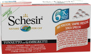 Schesir Tonijn met Garnalen - Multipack 6 Stuks  | 650