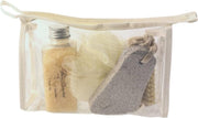 Orange85 Wellness Set - Beige - Klein - Puimsteen - Spons - Borstel - Badzout - Pakket - Beauty