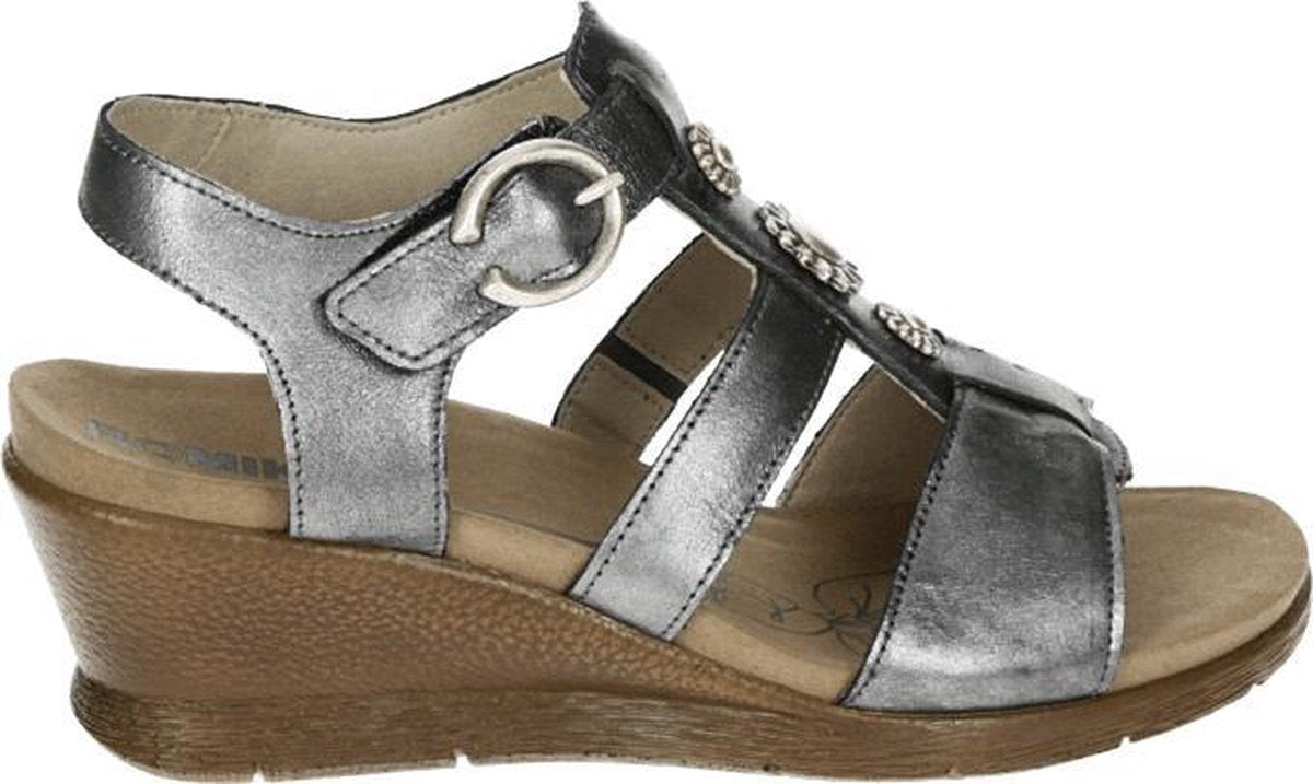 Romika NEVIS 12 - Volwassenen Sandalen met hakDames Sandalen - Kleur: Metallics - Maat: 40
