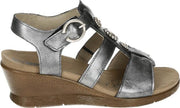 Romika NEVIS 12 - Volwassenen Sandalen met hakDames Sandalen - Kleur: Metallics - Maat: 40