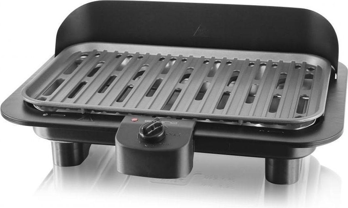 Emerio BG 111822 Elektrische Tafelbarbecue - 1400W - Zwart