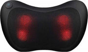 LUXE Elektrisch Shiatsu Massage Kussen met Stoelgesp - Met Warmte Functie - Zwart