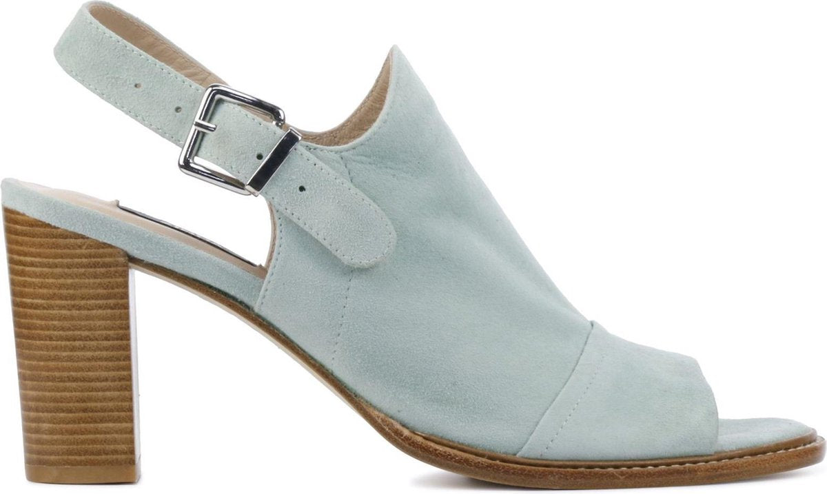 Zinda Vrouwen Suède  Sandalen / Damesschoenen 4706 - Groen - Maat 36