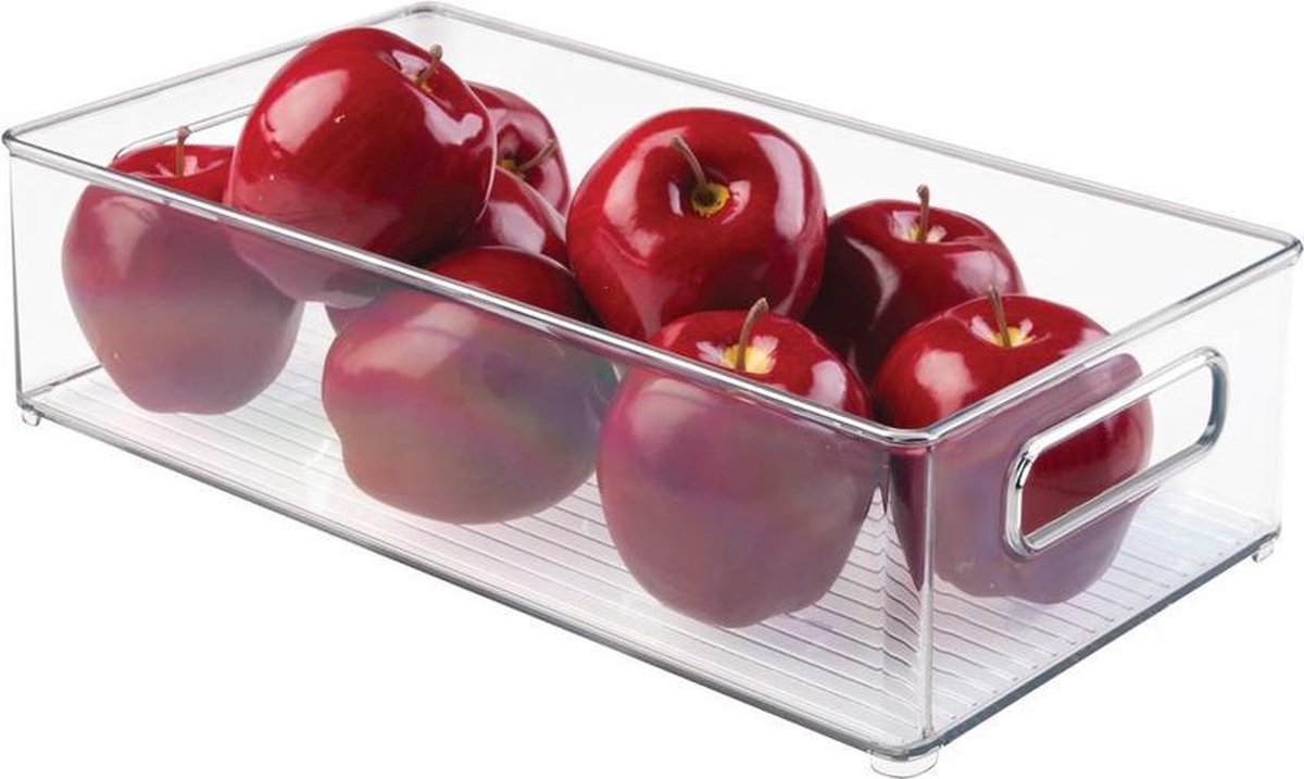 Badkamer bakjes transparant iDesign | stapelbaar