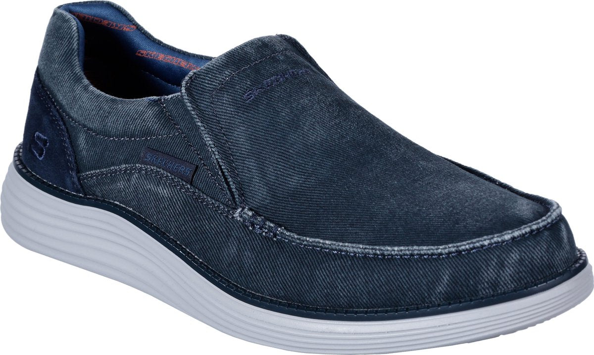 Skechers Status 2.0 Mosent Heren Instappers - Blue - Maat 40
