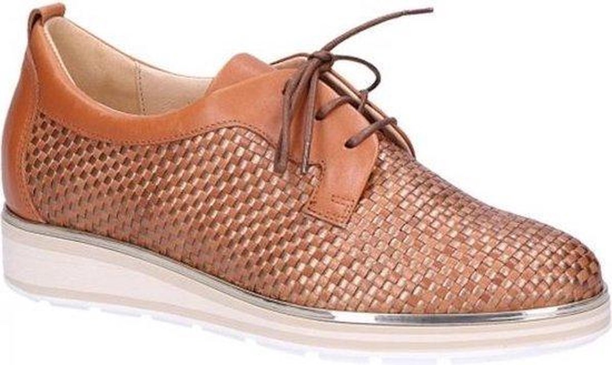 SOFTWAVES 7.63.25/00 Veterschoen cognac maat 37