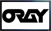 ORAY projectiescherm Black matt white fabric 125x208 OR3B5125208